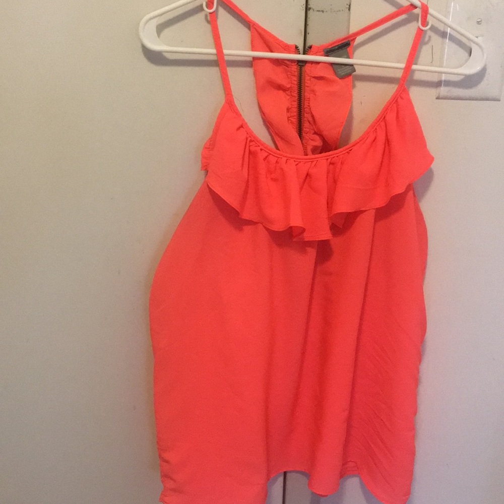 Charlotte Russe peach blouse size L